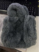 Chain Plush Handbag