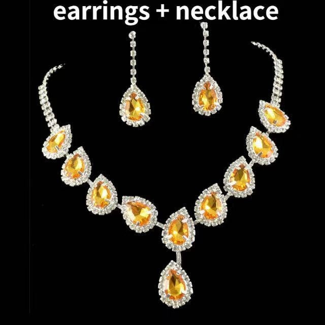 Blue Zirconia Necklace