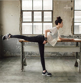 Hollow Out Mesh Blouse Crop Tops