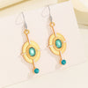 Retro Oval Earrings