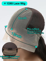 Chocolate Brown Deep Wave Human Hair Wig