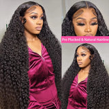 Lace Front Human Hair Curly Wigs