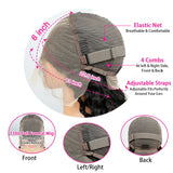 Chocolate Brown HD Lace Front Human Hair Wigs