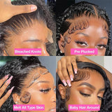 Water Wave Lace Front Human Hair Wigs