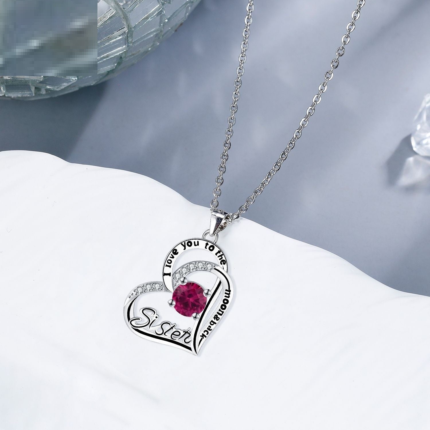 Sister Silver Necklace