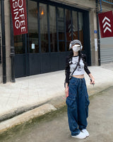 Fashionable Loose Wide-leg Pants