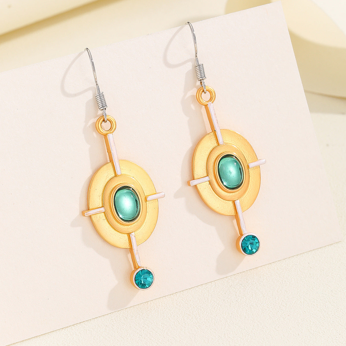 Retro Oval Earrings