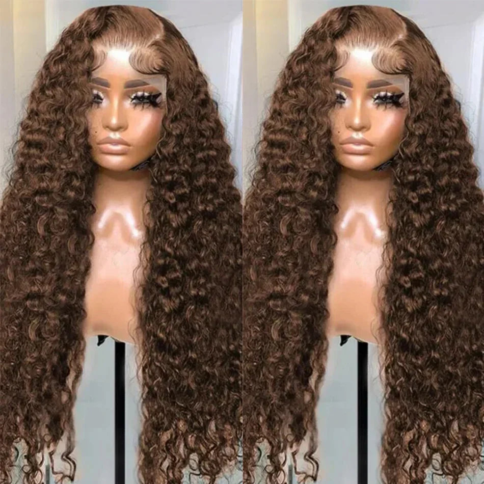 Deep Wave Frontal Curly Wigs
