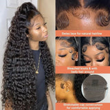 Deep Wave Lace Frontal Curly Wigs