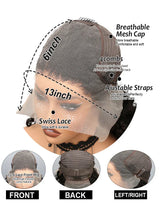 Deep Wave Lace Front Human Hair Curly Wigs