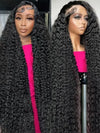 Lace Front Human Hair Curly Wigs