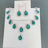 Blue Zirconia Necklace